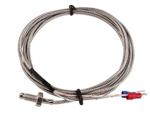 hilo Pt100 del sensor de temperatura de la IDT del platino M6 con el alambre protegido