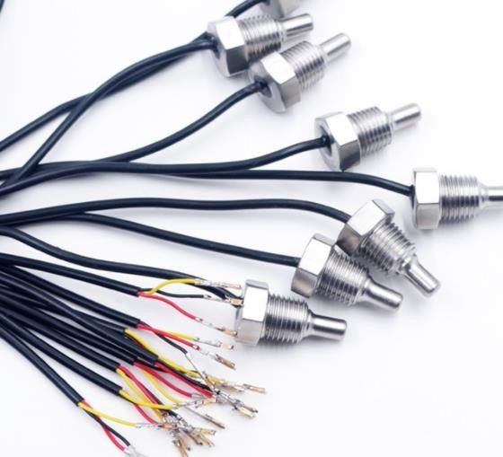 Sensor Suhu Termistor NTC Pemanas AC 10K 1% 3950 Kisaran Suhu Lebar