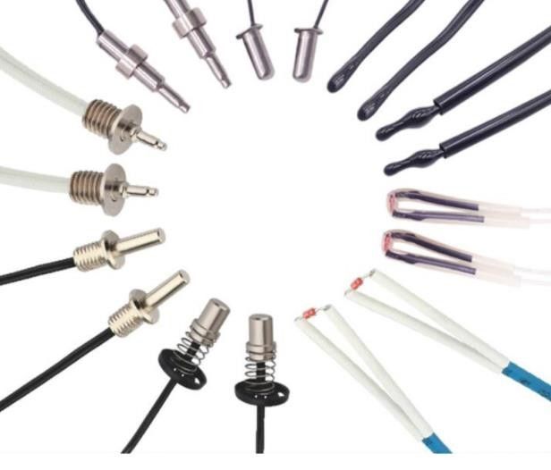 AC Heater NTC Thermistor Temperature Sensor 10K 1% 3950 ช่วงอุณหภูมิกว้าง